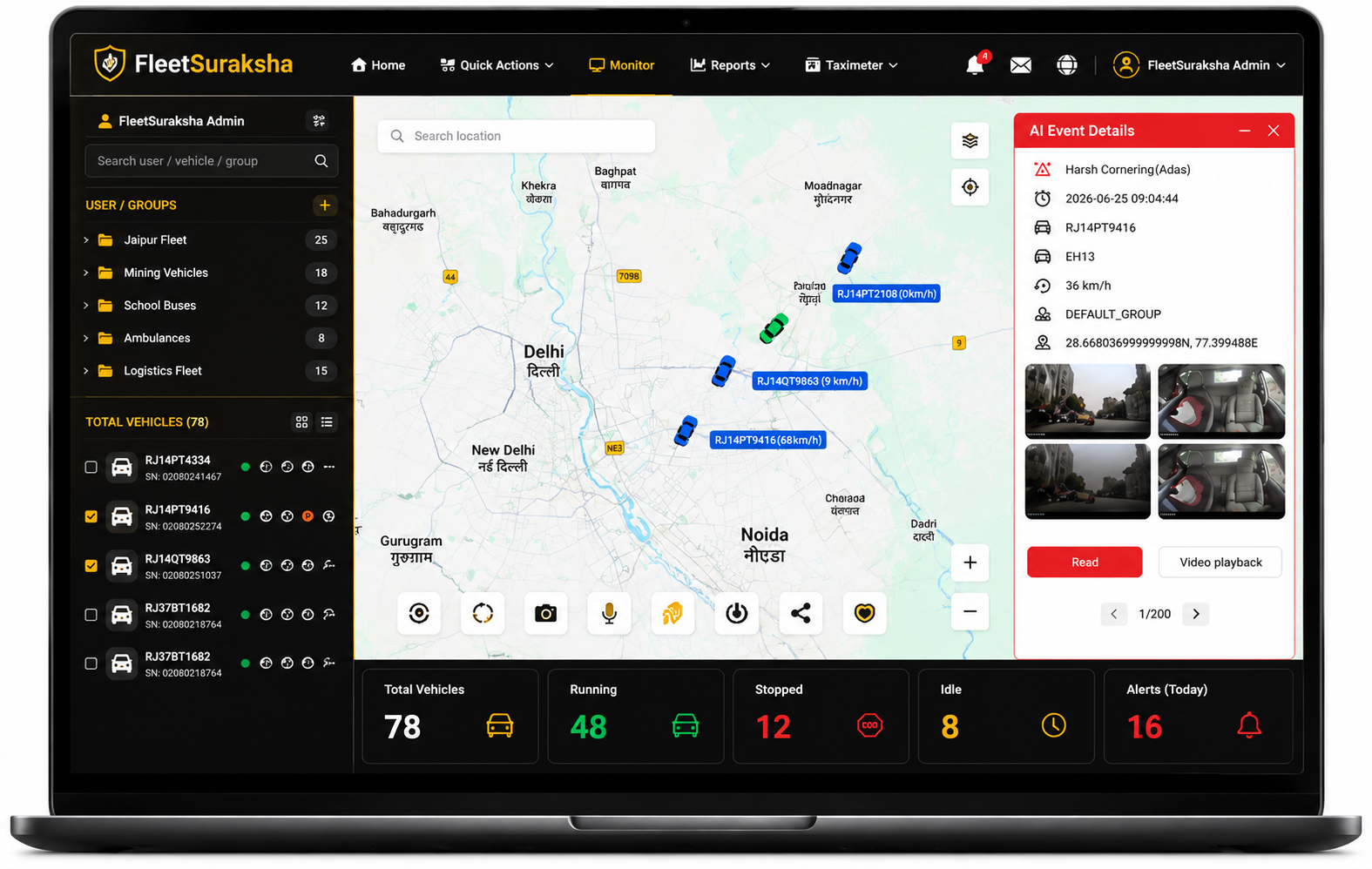 GPS Dashboard